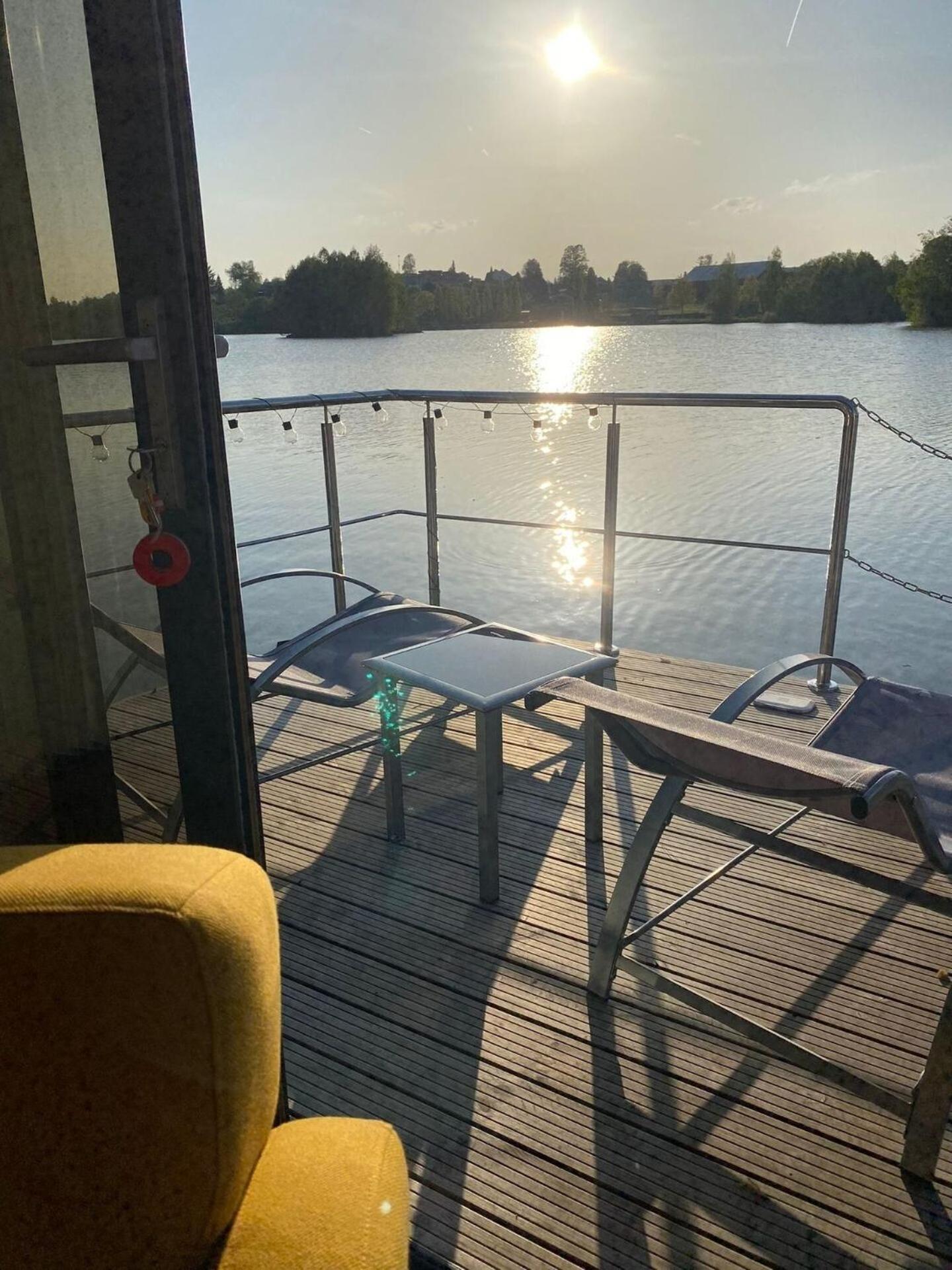 מלון ולדקירכן Waidlerland Hausboot 1 מראה חיצוני תמונה